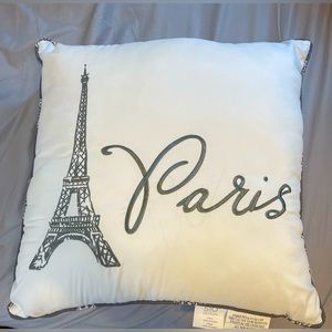 510 Design , 18in x 18in pillow, White and Gray